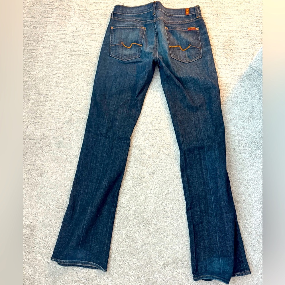 7 For All Mankind boot cut jeans, size 28